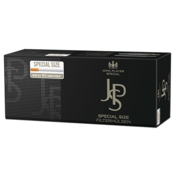 JPS Filterhülsen Black Special Size - Packung mit 250 Stück
