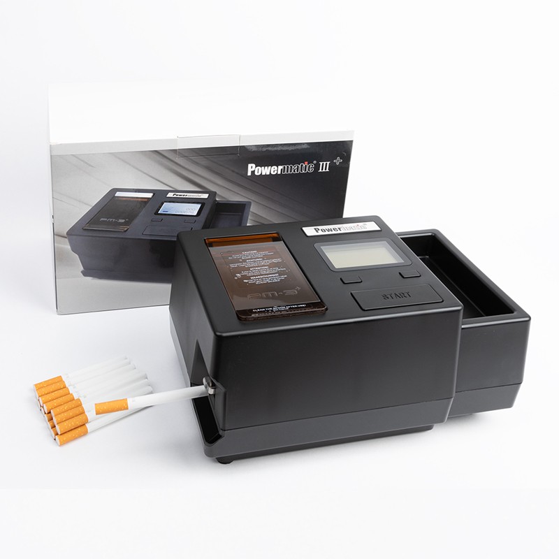 Powermatic 3 Plus DELUXE - Stopfmaschine mit Tabakschneider