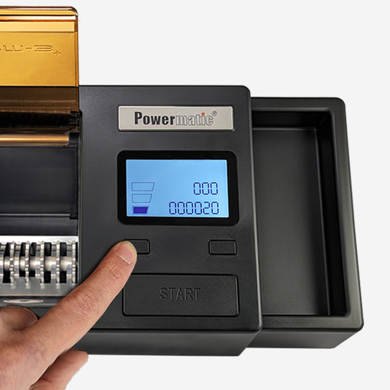 Powermatic 3 Plus DELUXE - Stopfmaschine mit Tabakschneider